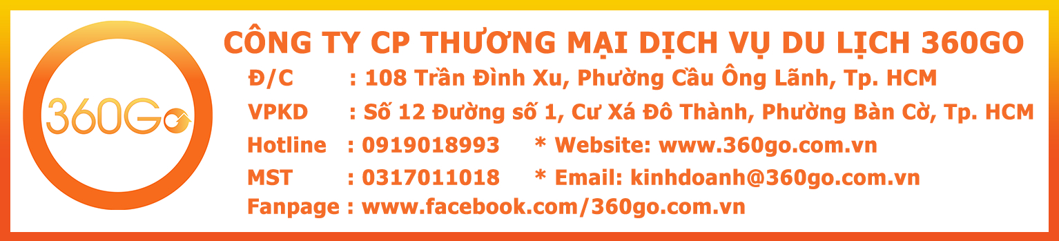 Thông tin liên hệ chính thức với 360Go tiếng Việt - Du lịch 360Go 